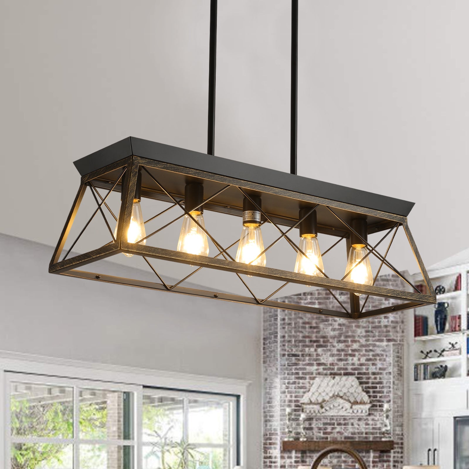 evoltleds Antique Golden Black Iron Pendant Ceiling Light eprolo customizable chandeliers designer lighting elegant home lighting energy-efficient chandeliers high-end chandeliers luxury chandeliers smart chandeliers