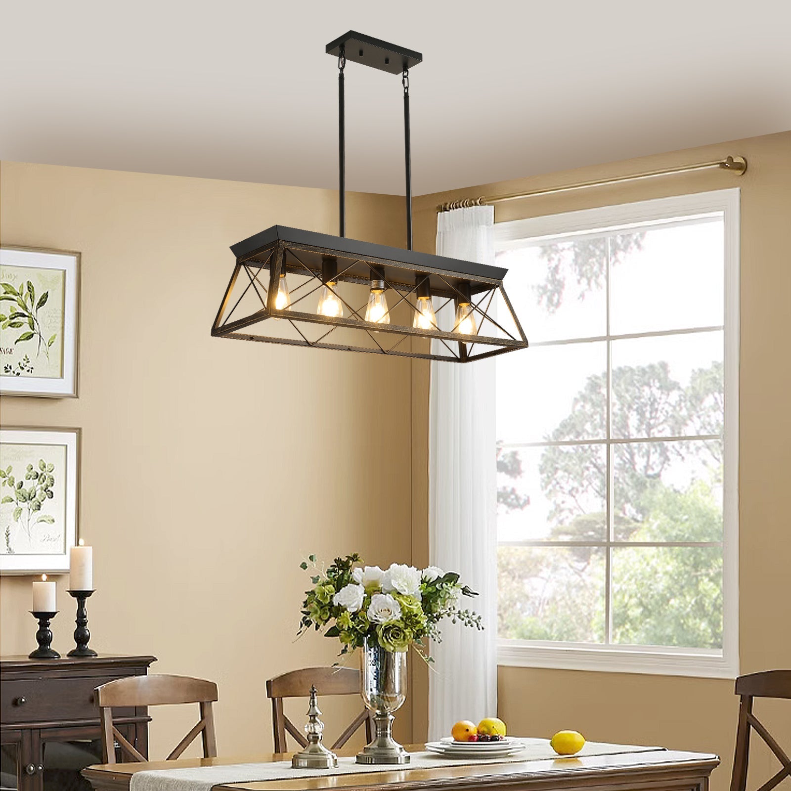 evoltleds Antique Golden Black Iron Pendant Ceiling Light eprolo customizable chandeliers designer lighting elegant home lighting energy-efficient chandeliers high-end chandeliers luxury chandeliers smart chandeliers