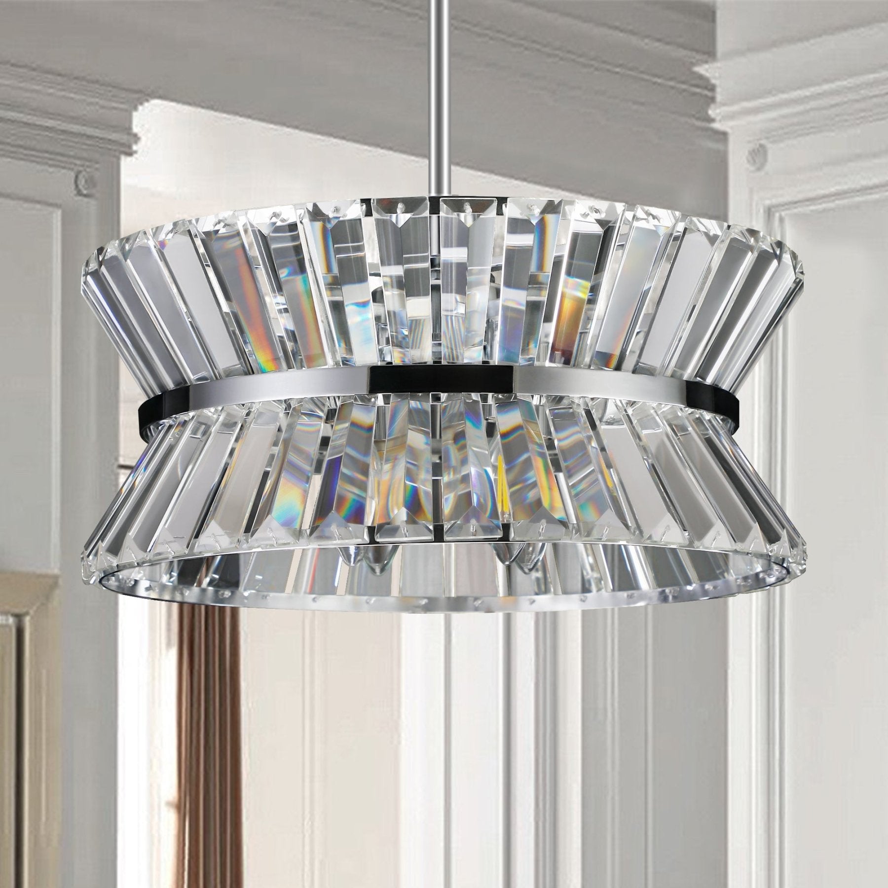 evoltleds Crystal Elegance Chandelier eprolo customizable chandeliers designer lighting elegant home lighting energy-efficient chandeliers high-end chandeliers luxury chandeliers smart chandeliers