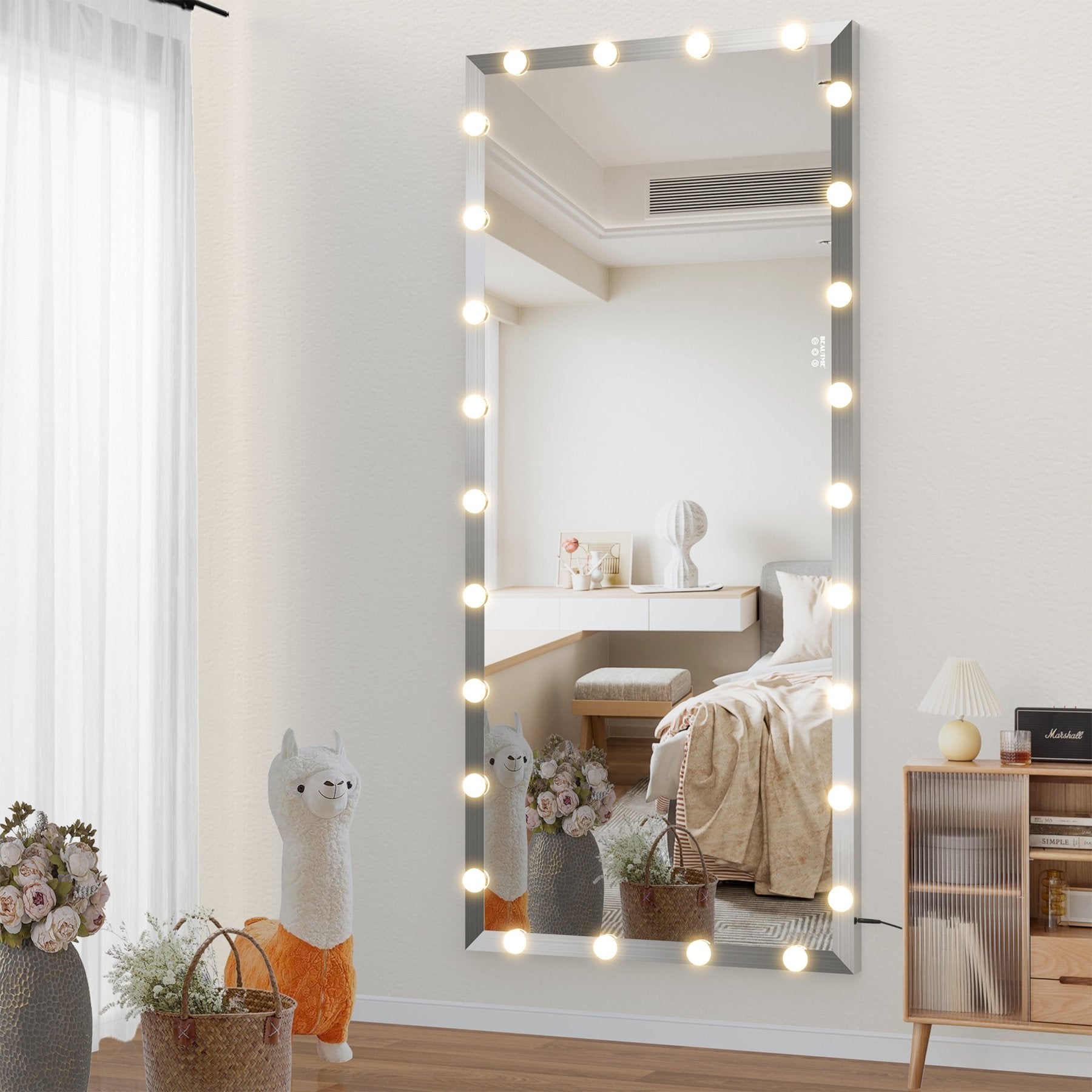 GlamReflect Oversized Hollywood Vanity Mirror - evoltleds