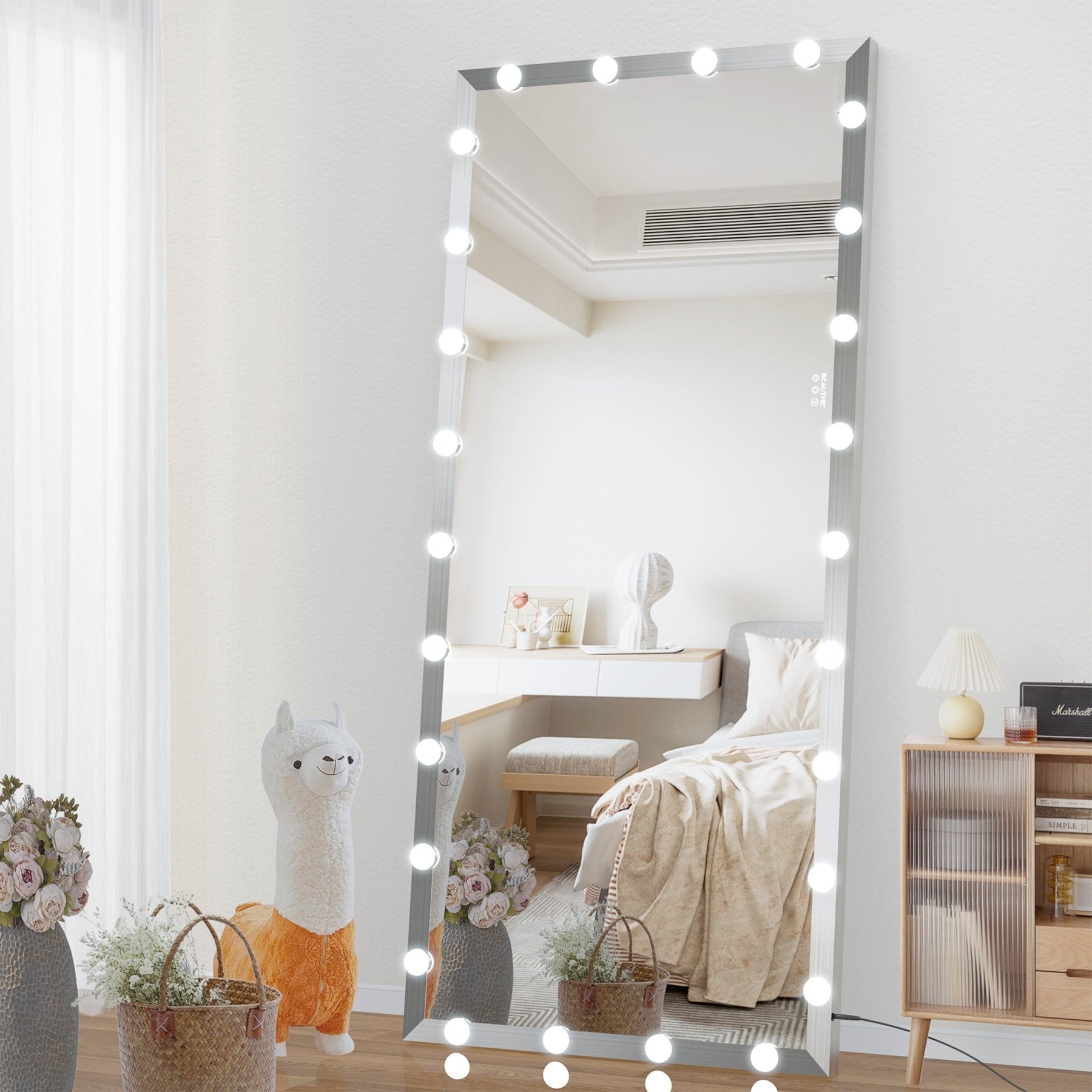 GlamReflect Oversized Hollywood Vanity Mirror - evoltleds