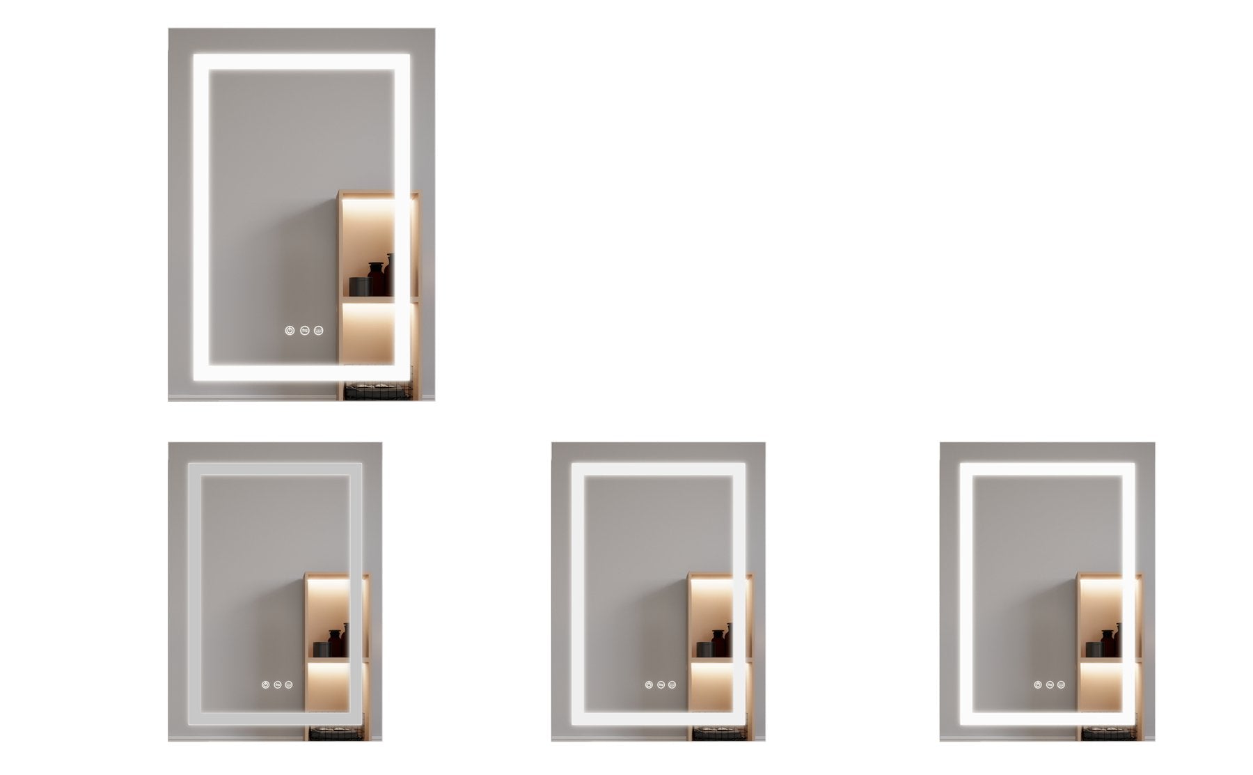 Luxe Reflection LED Medicine Cabinet - evoltleds