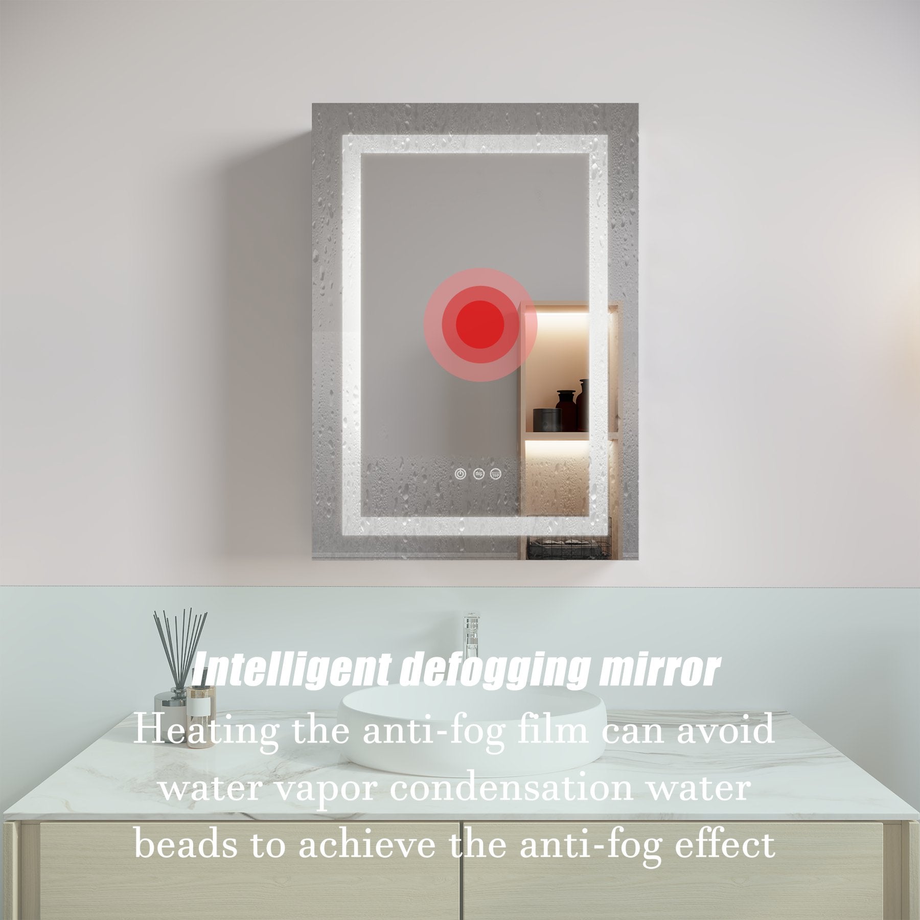 Luxe Reflection LED Medicine Cabinet - evoltleds