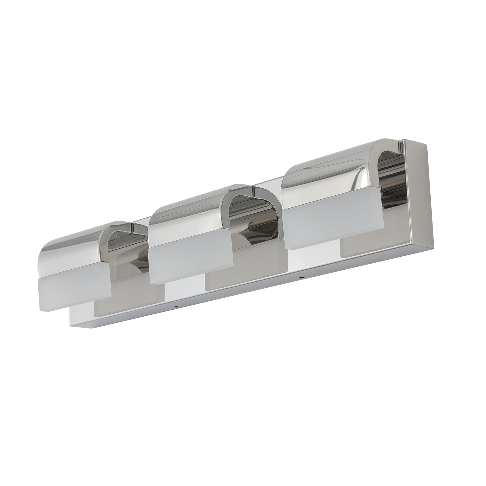 Modern Chrome Stainless Steel Bathroom Vanity Light - evoltleds
