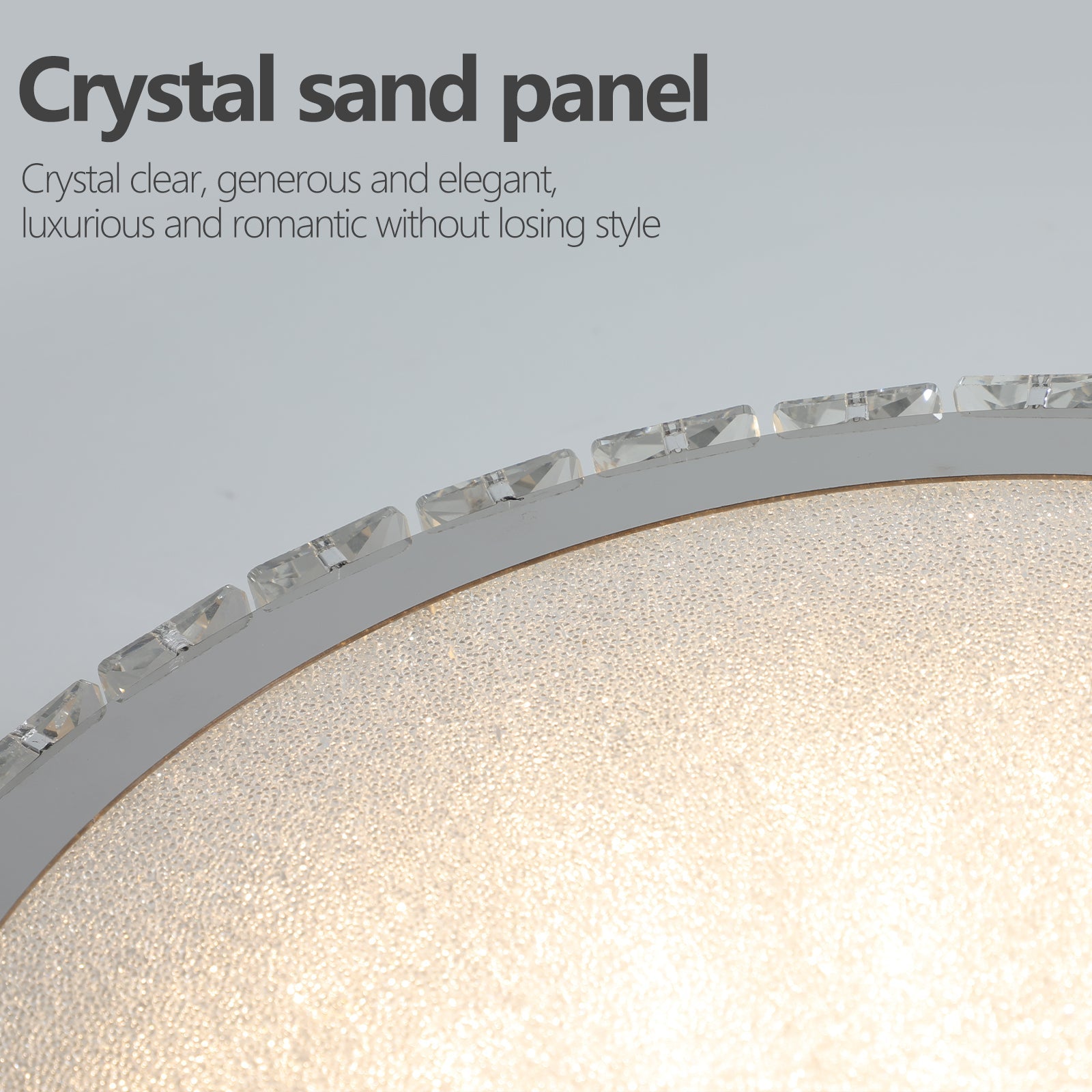 Modern Transparent Crystal Ceiling Light - evoltleds