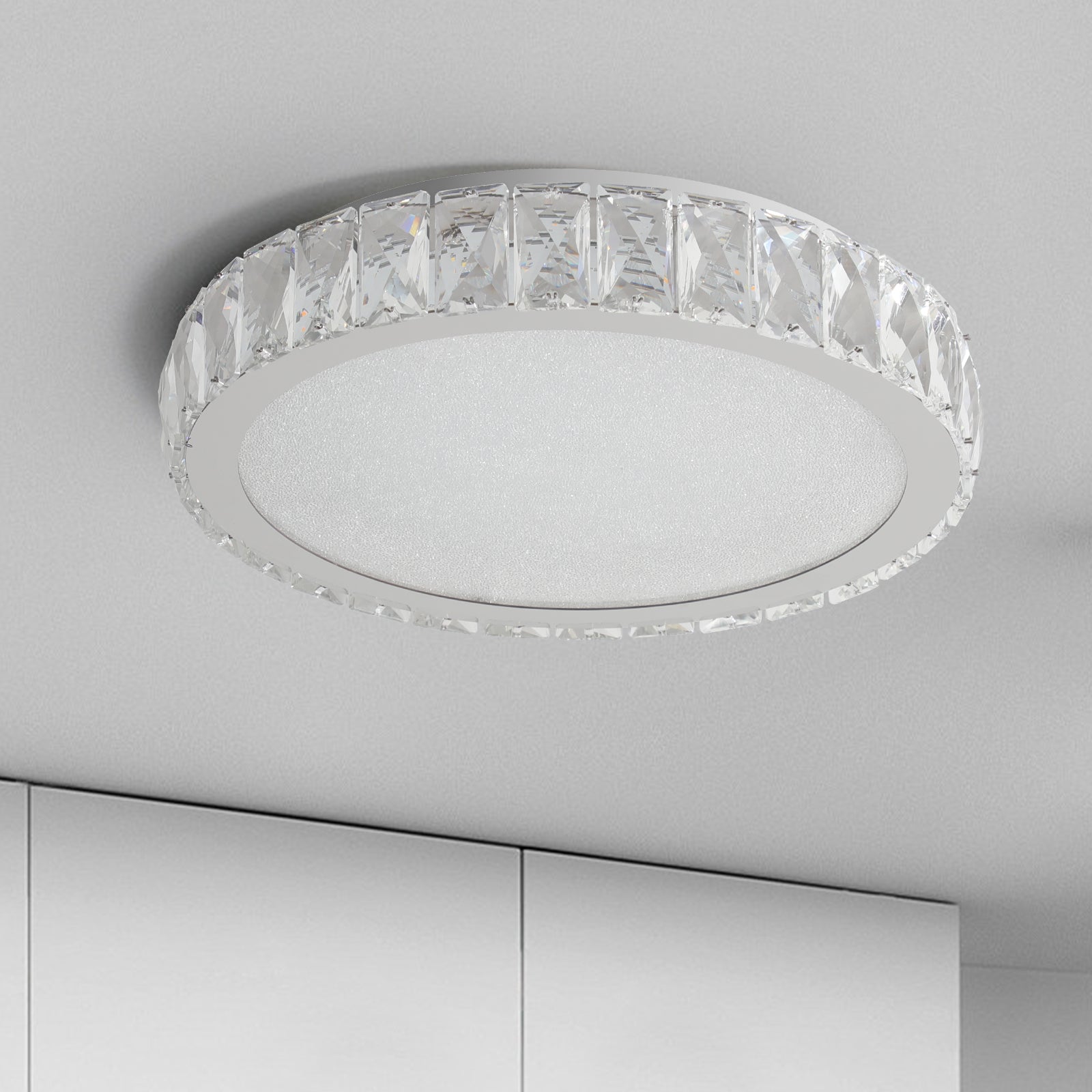 Modern Transparent Crystal Ceiling Light - evoltleds