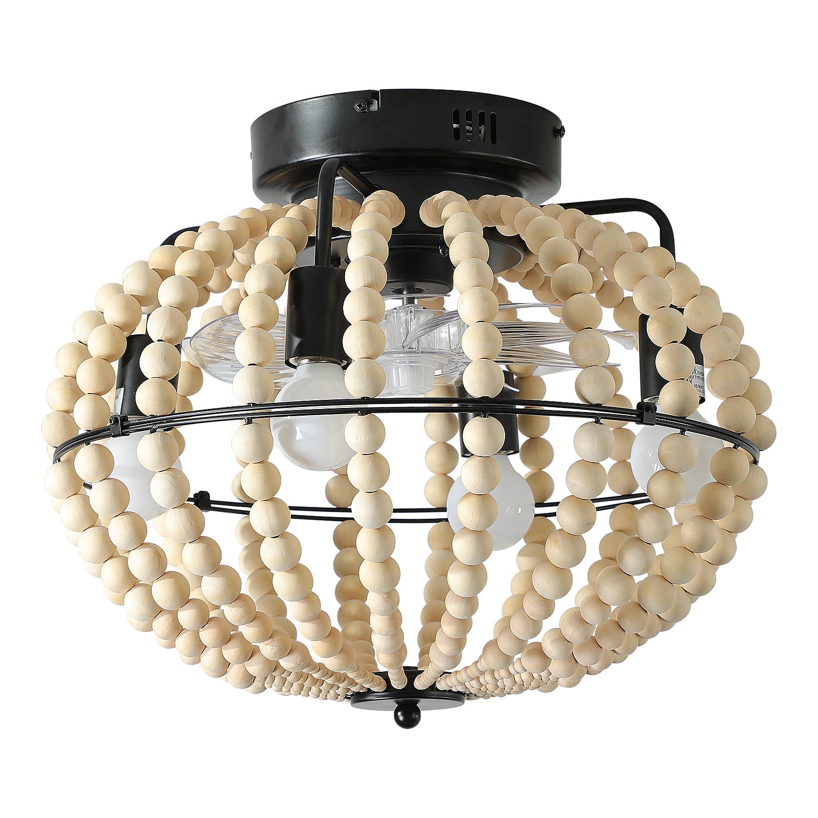 Modern White Iron Boho Chandelier - evoltleds