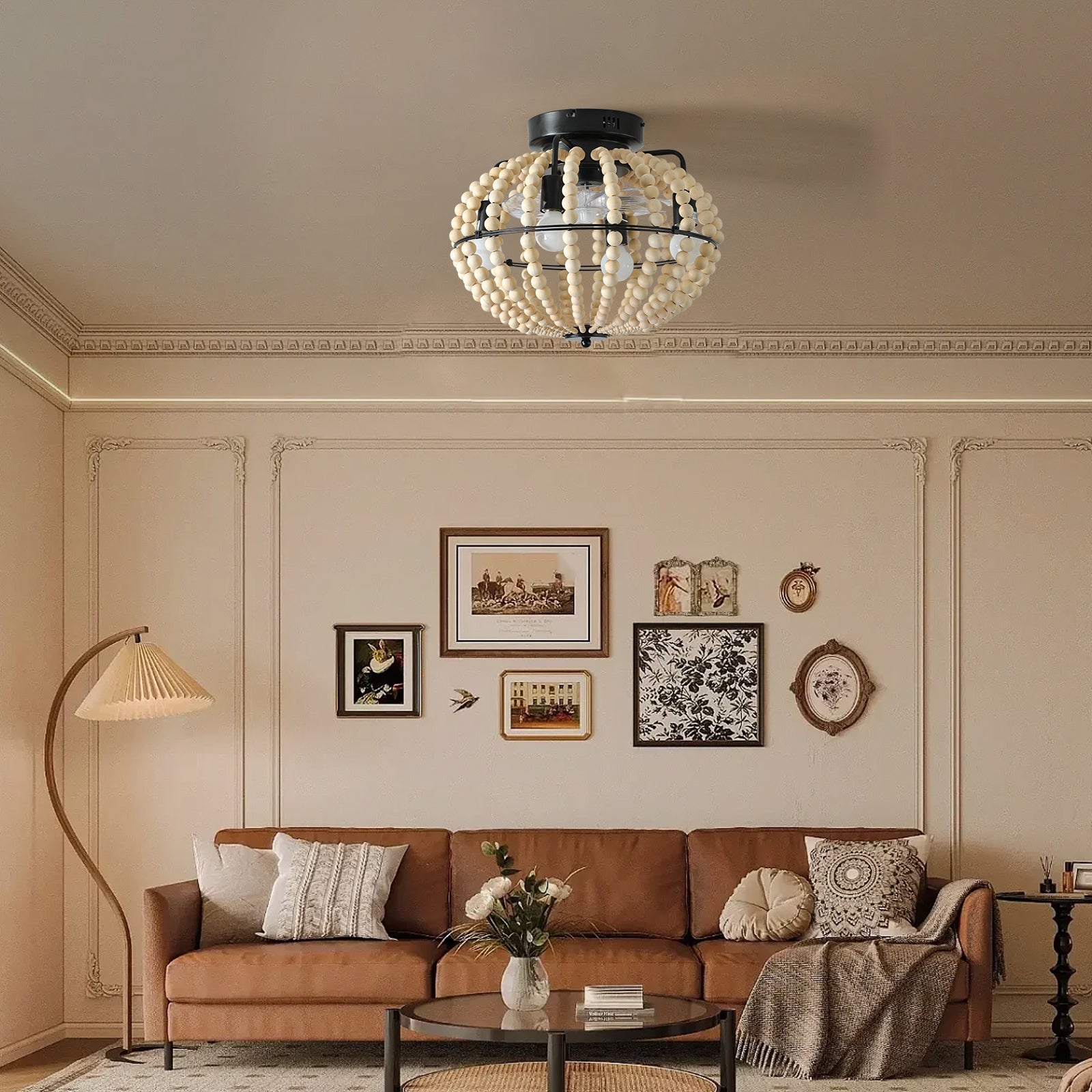 Modern White Iron Boho Chandelier - evoltleds