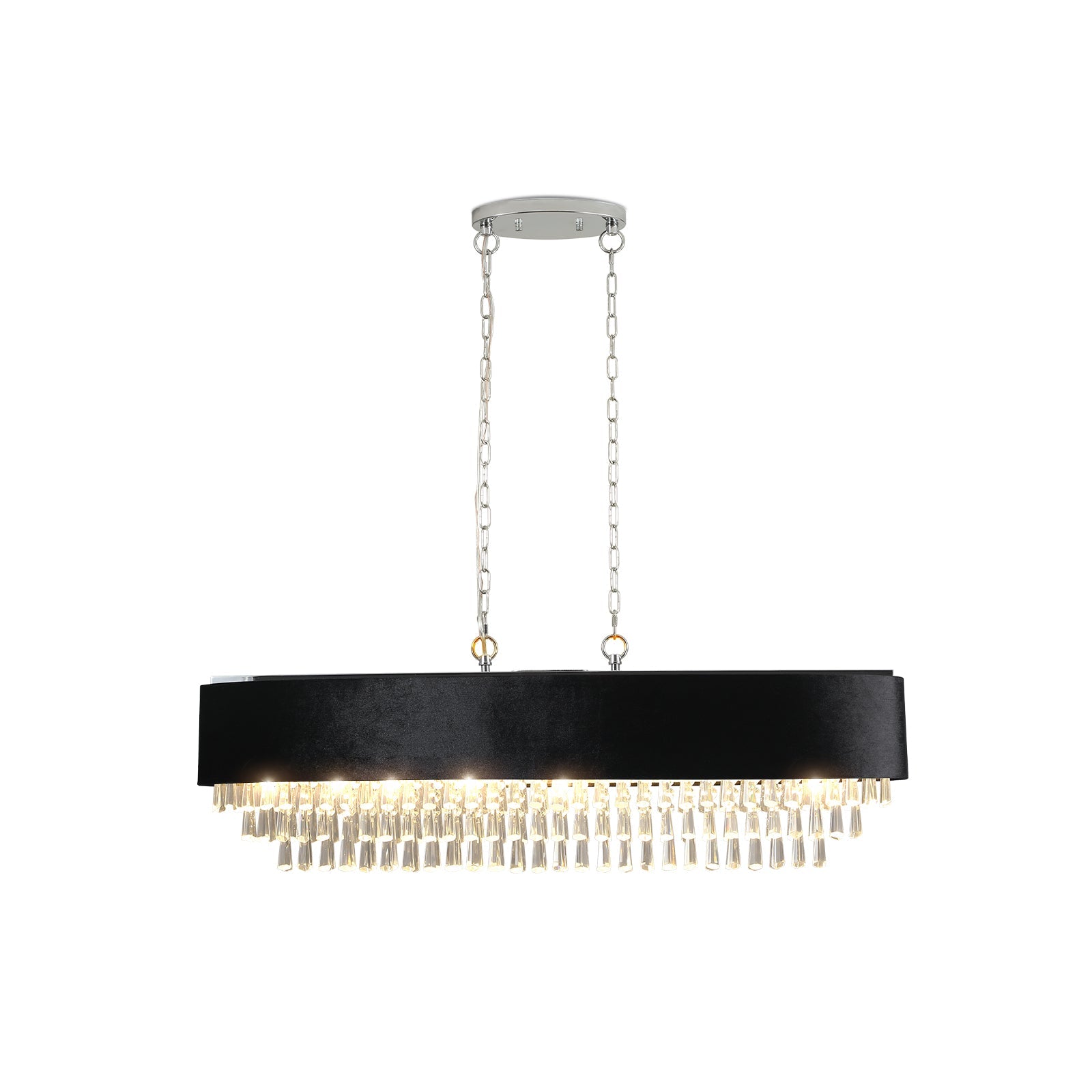 Opulent Clear Crystal Pendant Light - evoltleds