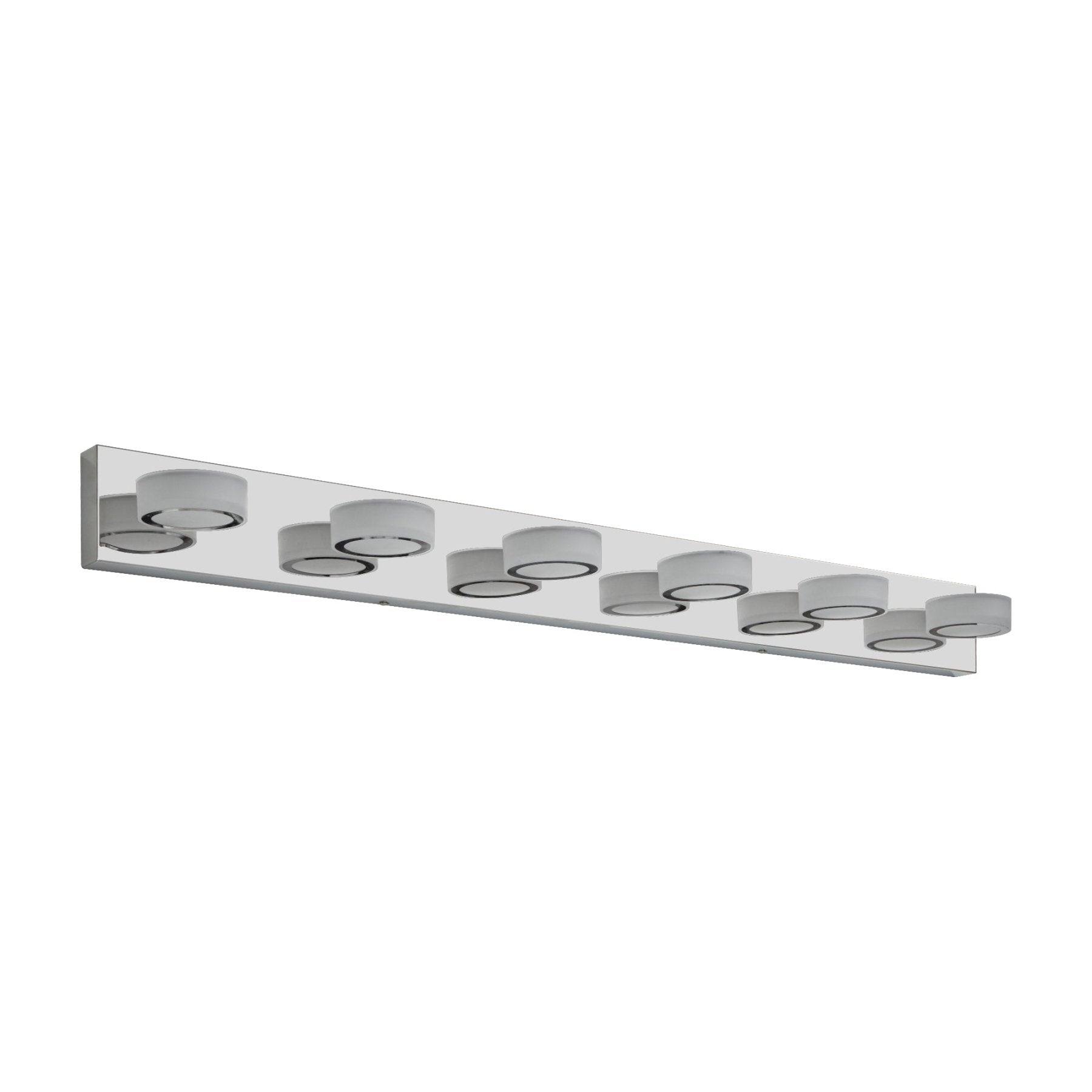 Radiant Chrome 6 - Light LED Vanity Light - evoltleds