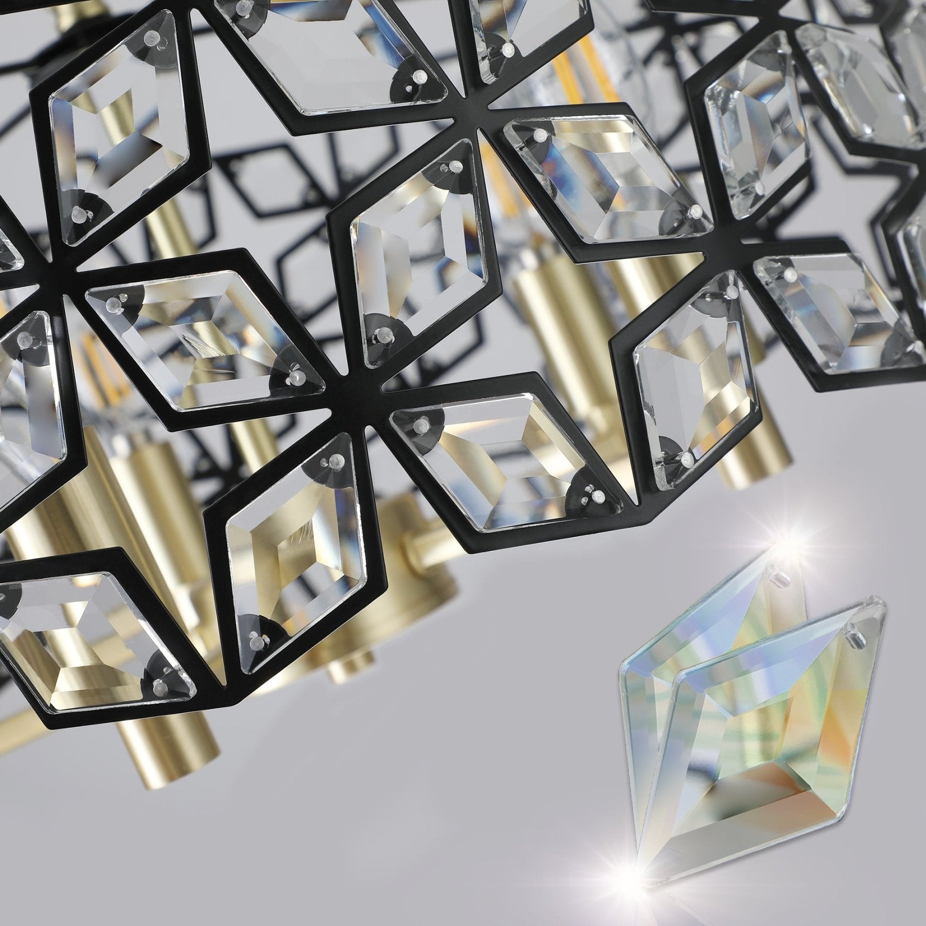 Radiant Crystal Round Chandelier - evoltleds
